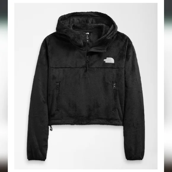 The North Face Black Crop Fleece Pullover - Picture 2 of 6